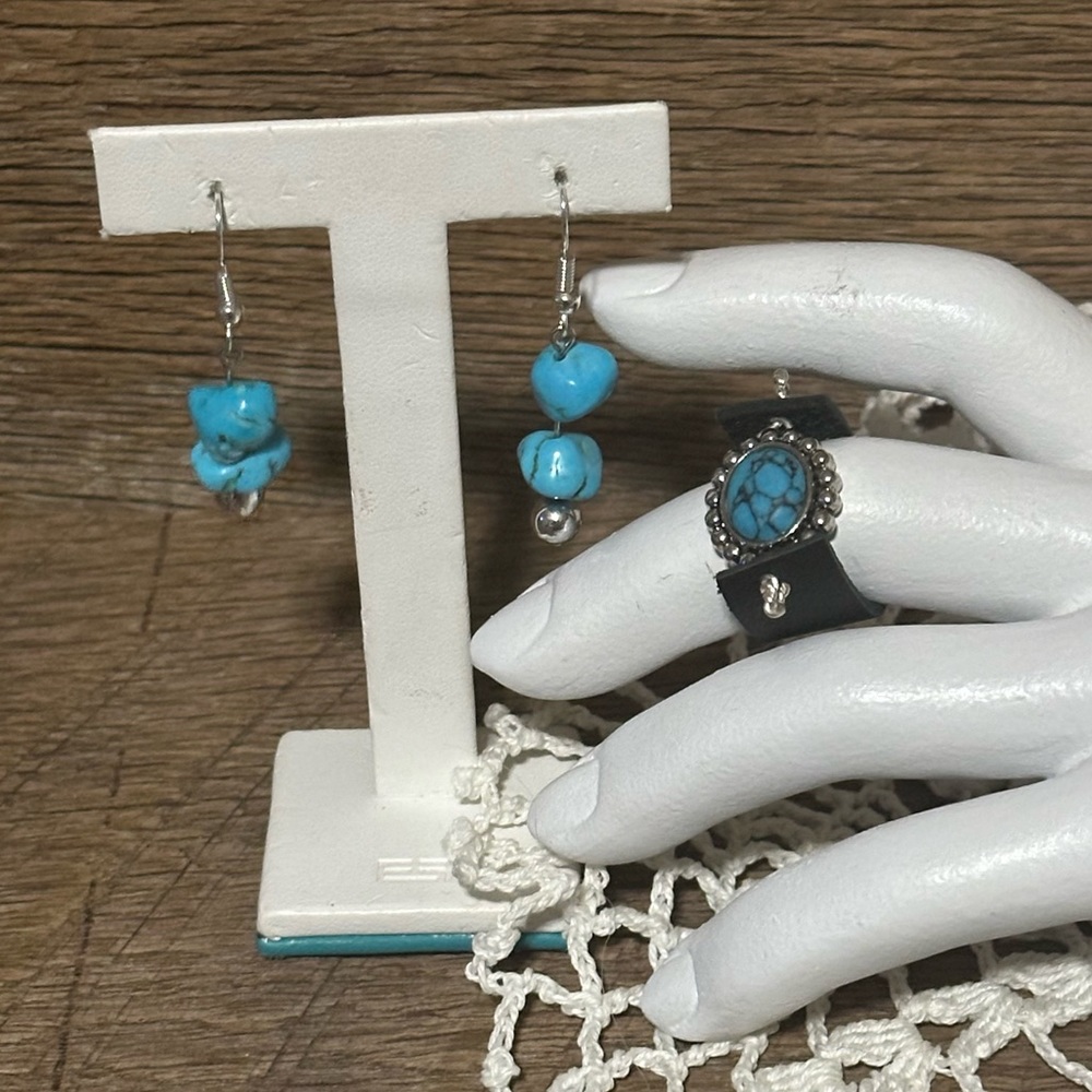 Handmade Ring & Earrings Set